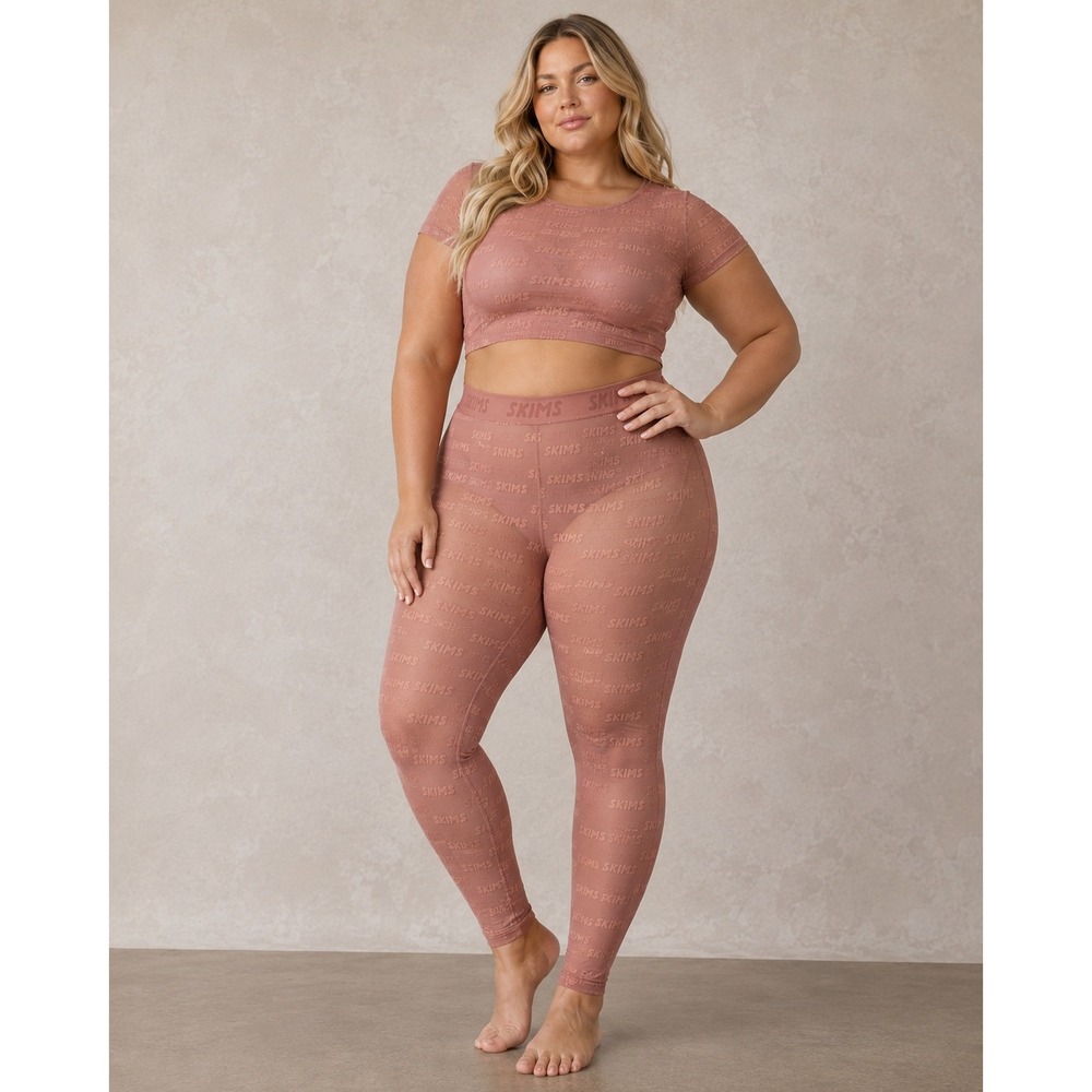 SKIMS After Hours Leggings Rose Clay 4X